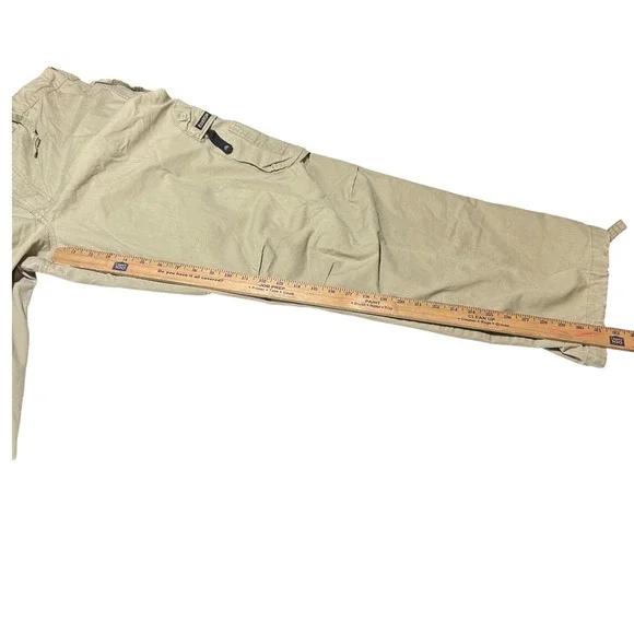 Nike ACG Vintage Cargo Pants Tan Ripstop Utility Mens XL All Conditions Gear - Picture 10 of 10